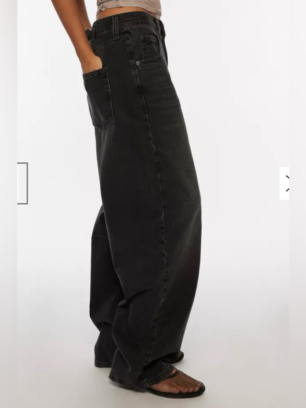 Urban Outfitters Black Logan Buckle Jeans